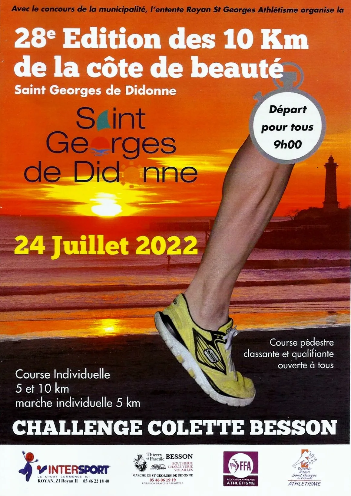 affiche de la course