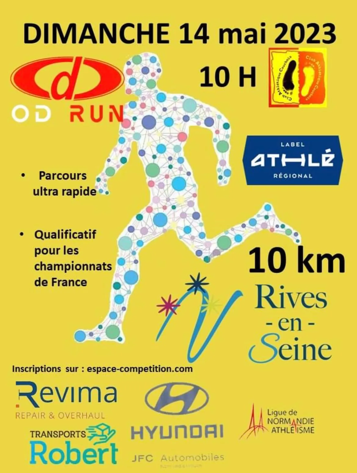 affiche de la course