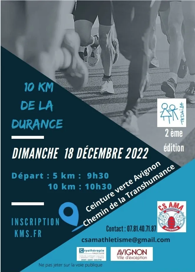 affiche de la course