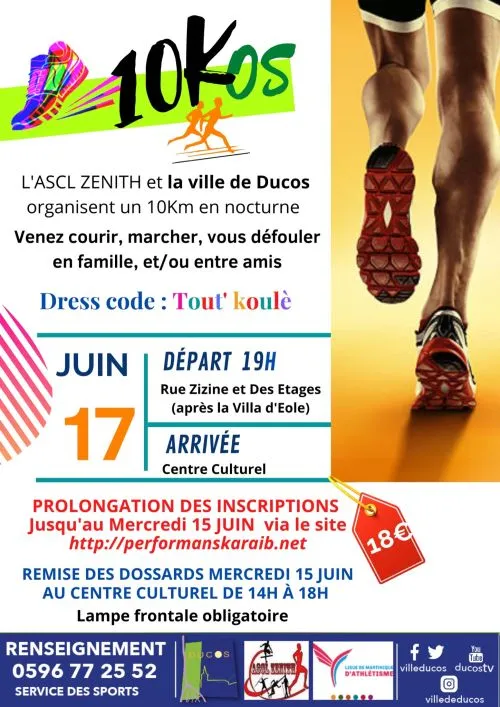 affiche de la course