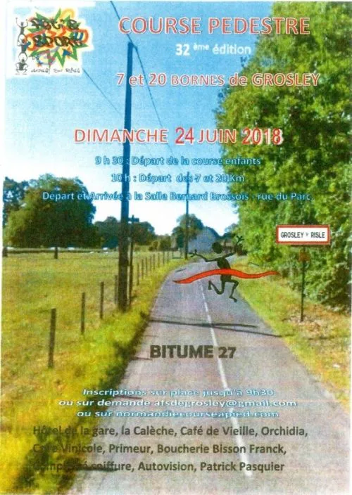 affiche de la course