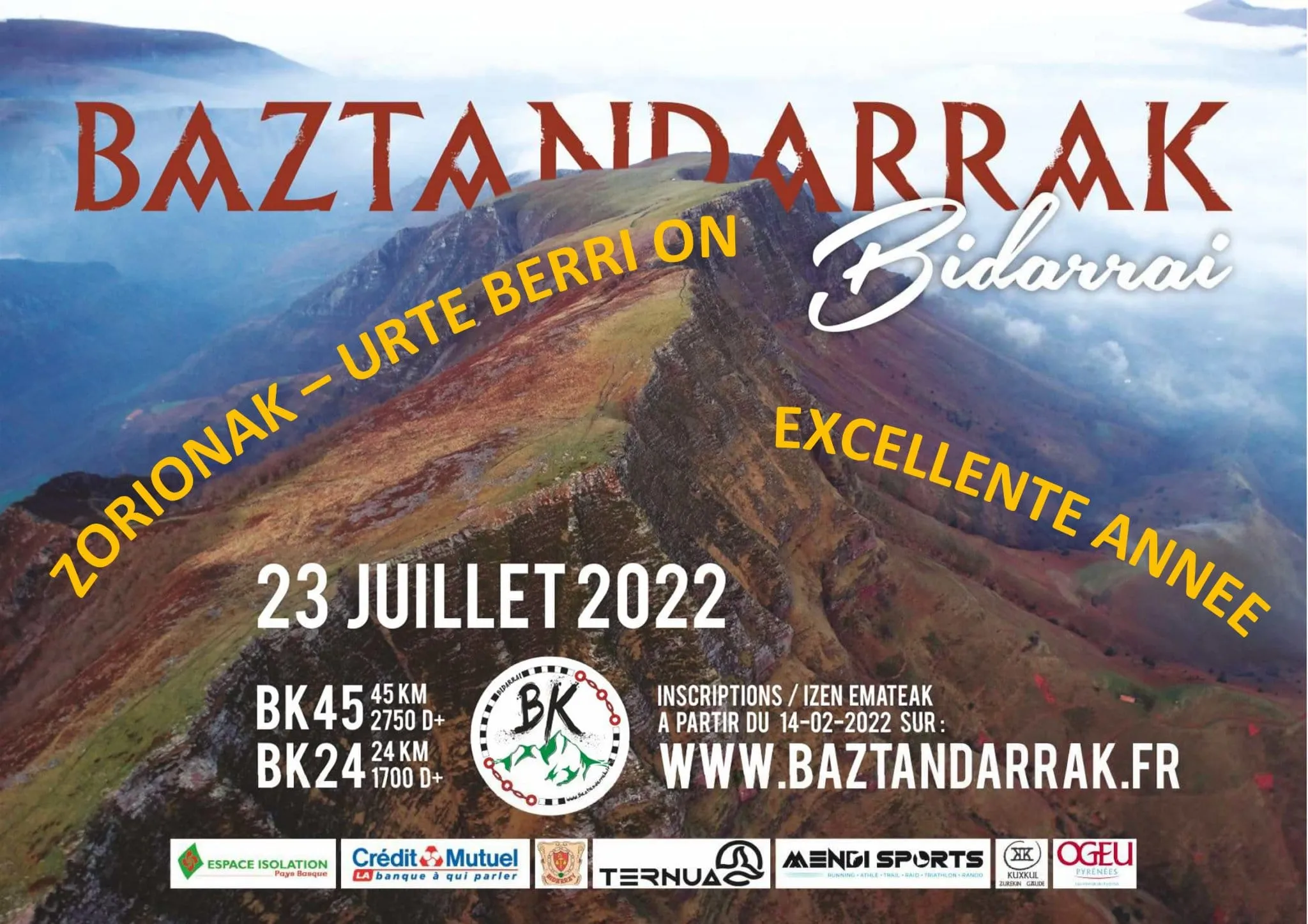 BK Trail 2024 Inscription Résultats