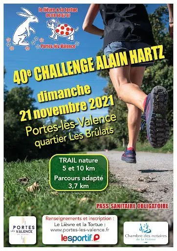 Challenge Alain Hartz – Portes lès Valence 2024 Inscription Résultats