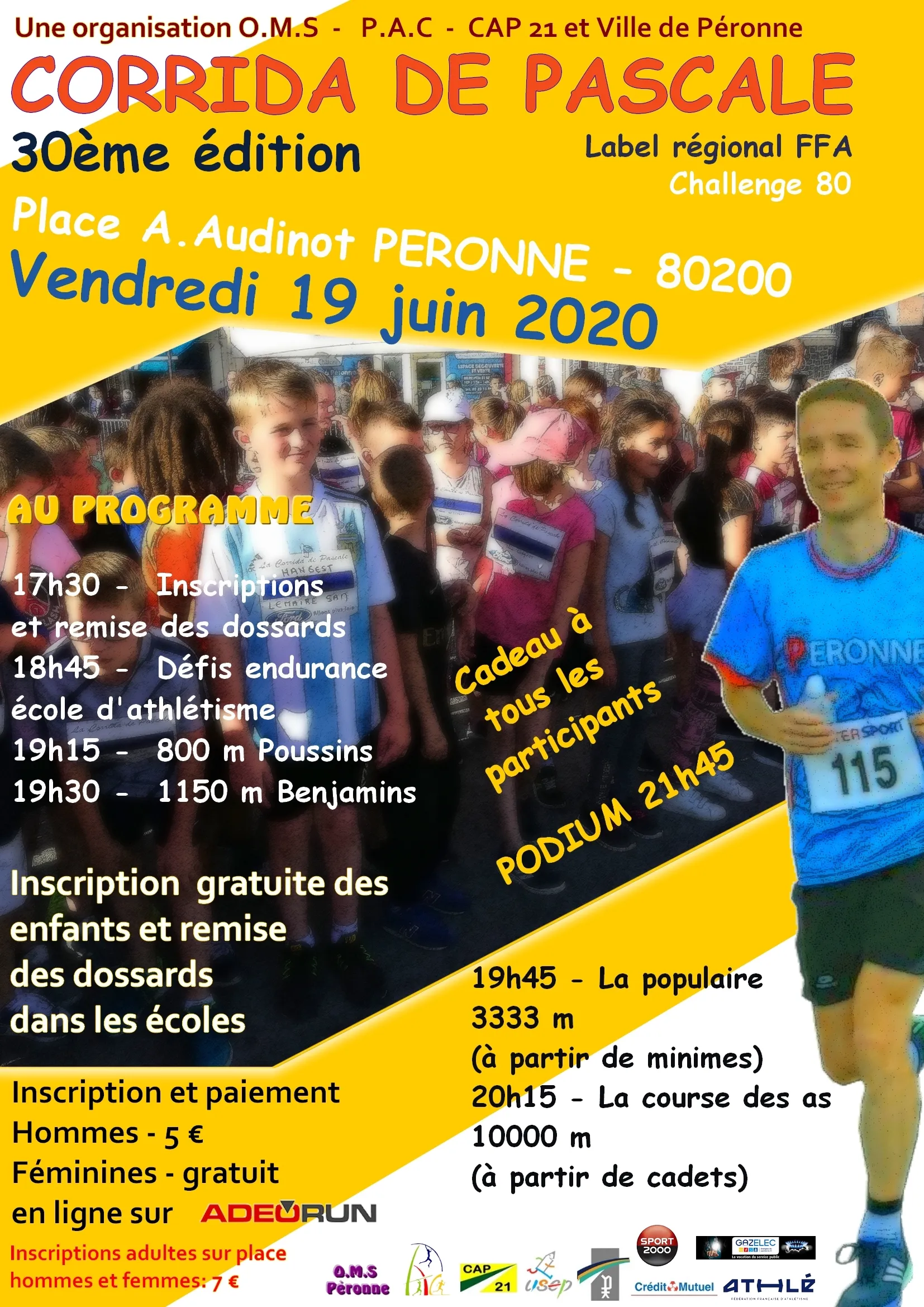 affiche de la course