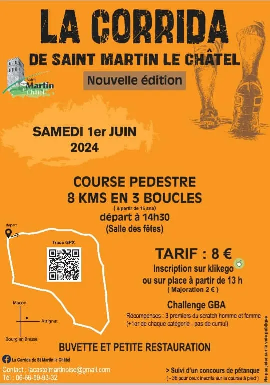 affiche de la course