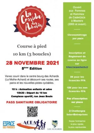 affiche de la course