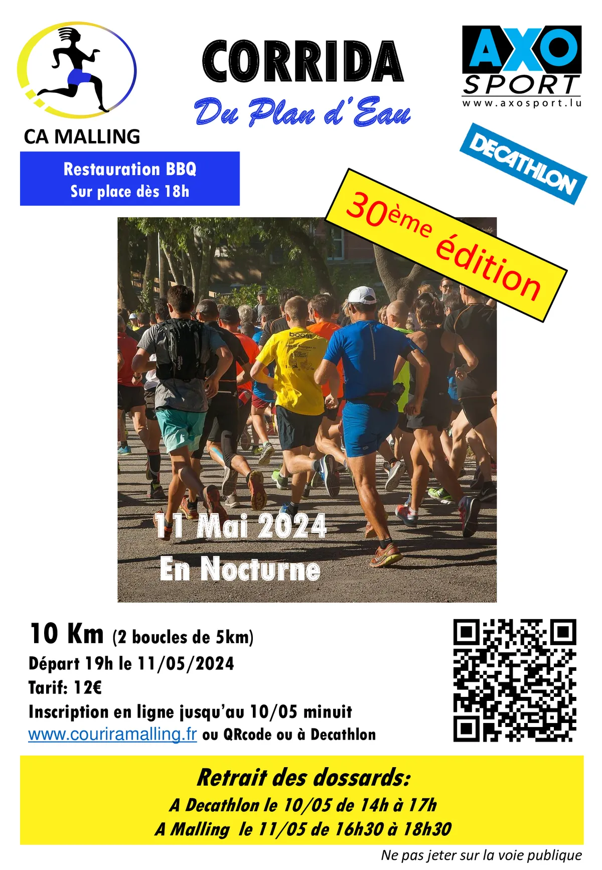 affiche de la course