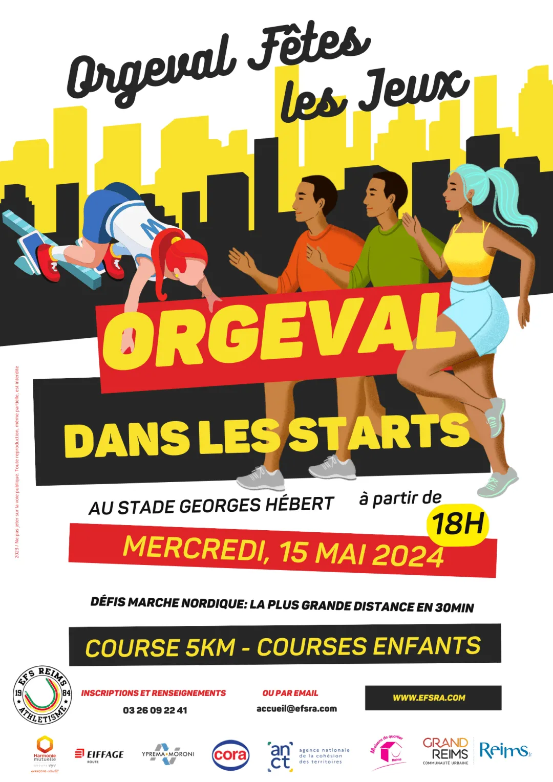 affiche de la course