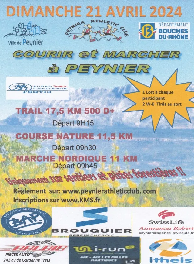 affiche de la course