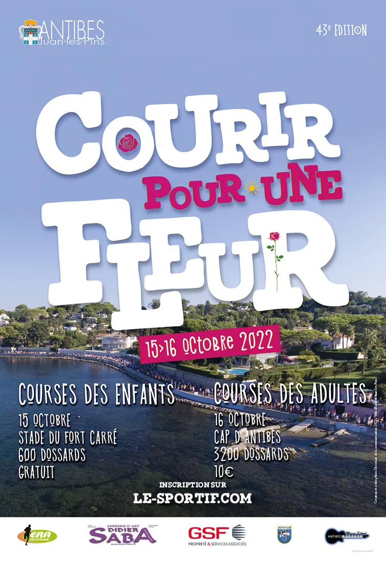 Courir pour une Fleur – Antibes 2024 Inscription Résultats