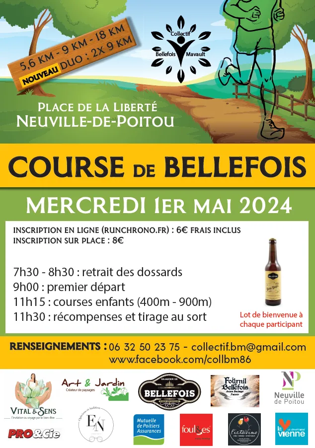 affiche de la course