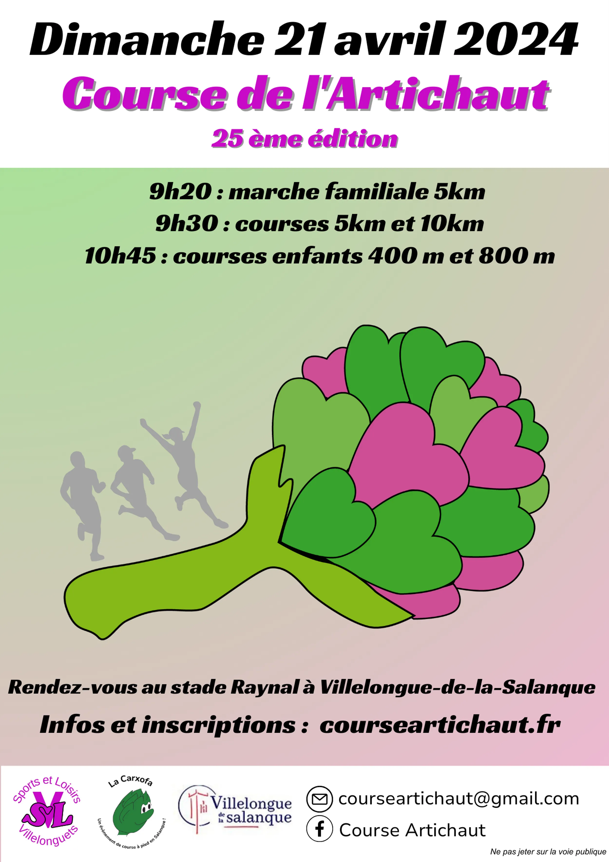 affiche de la course