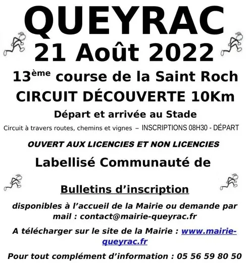 affiche de la course