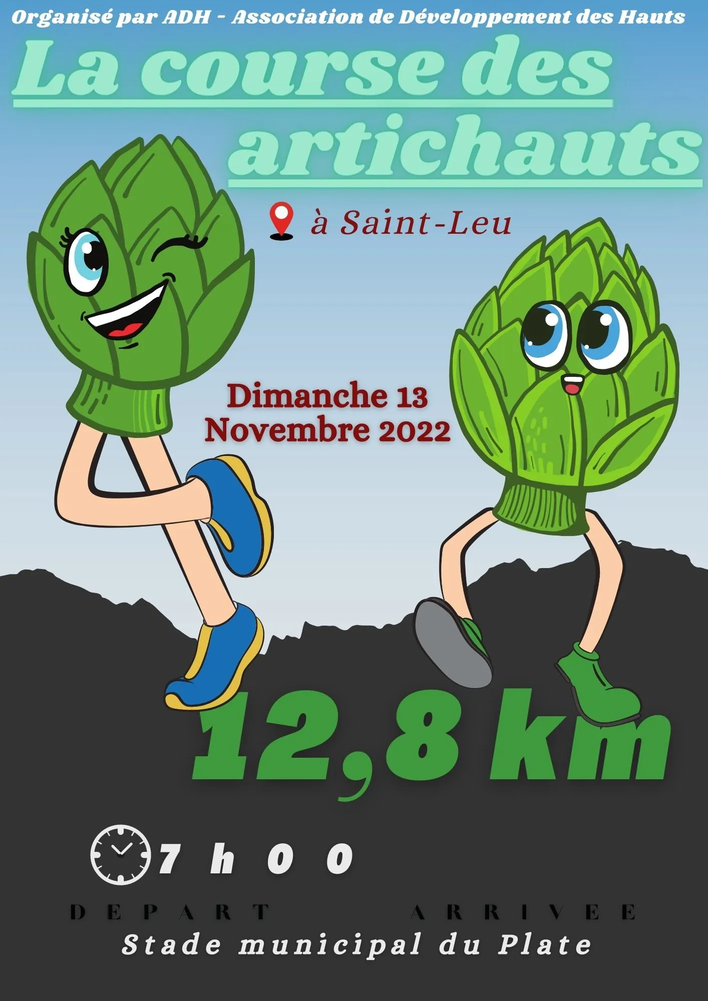 affiche de la course