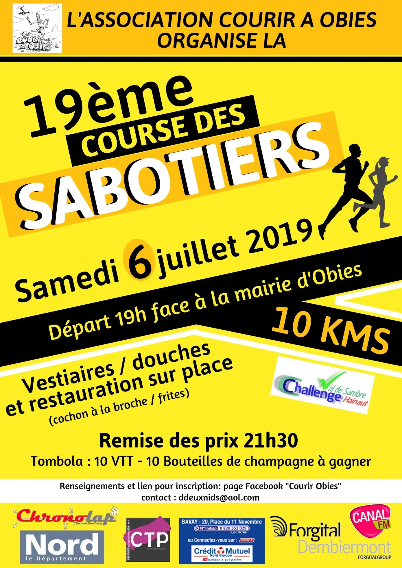 affiche de la course