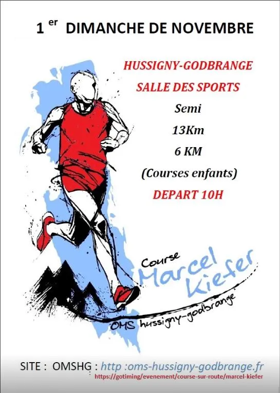 affiche de la course