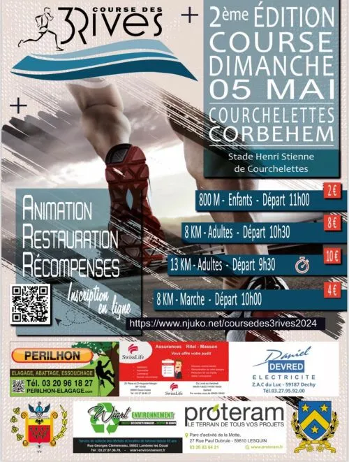 Course nature des 3 rives 2024 Inscription Résultats