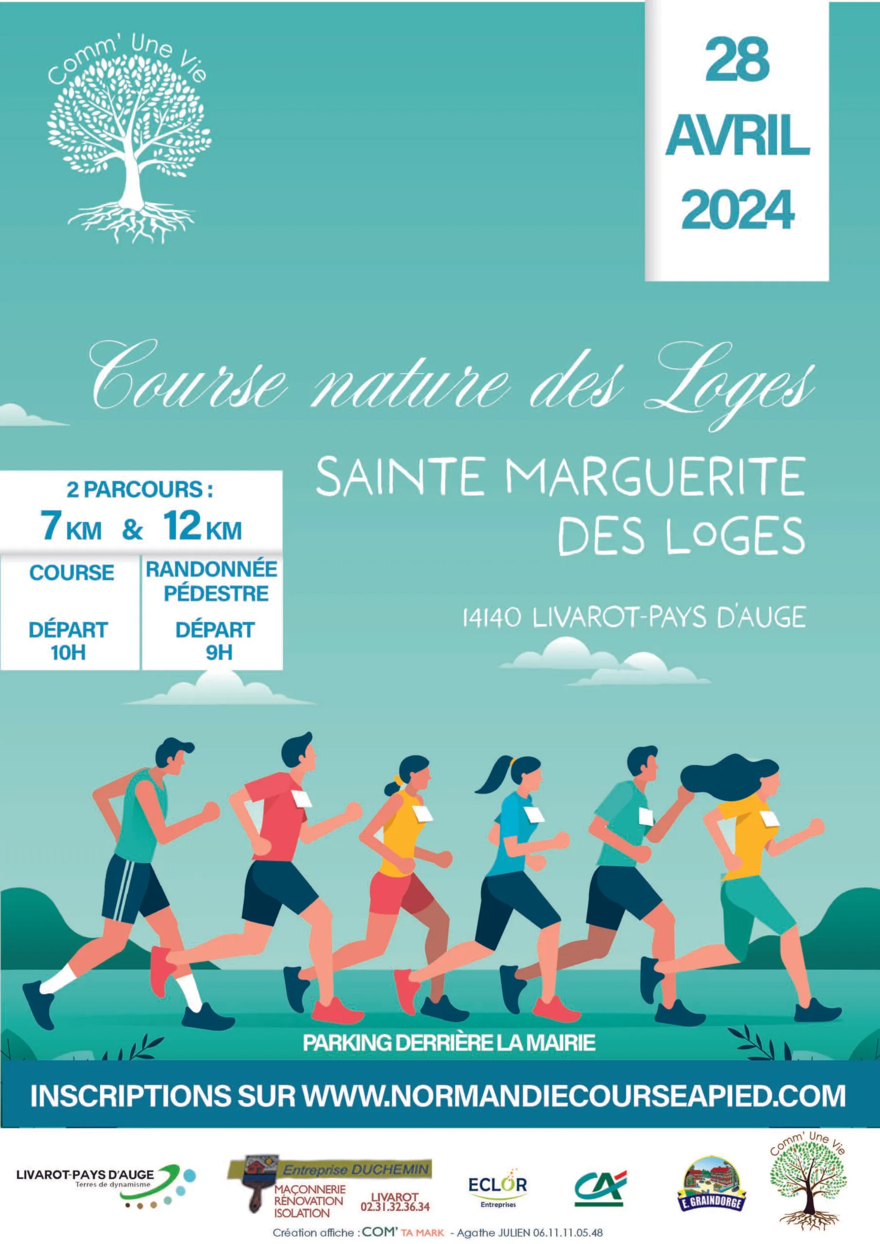 affiche de la course