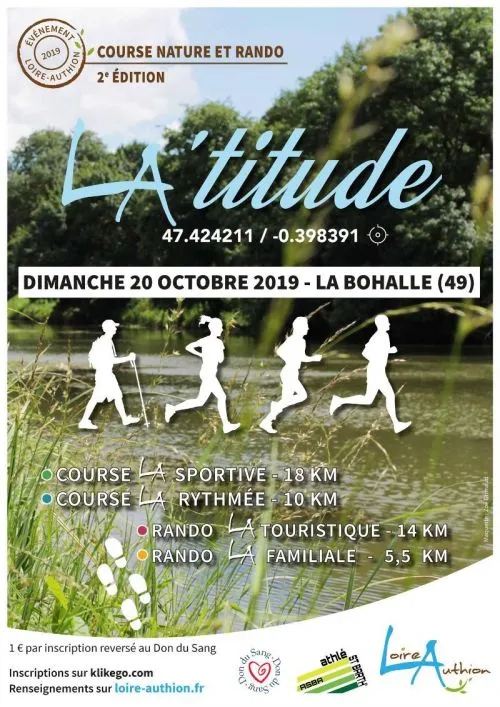 Course nature Loire Authion LA’titude 2024 Inscription Résultats