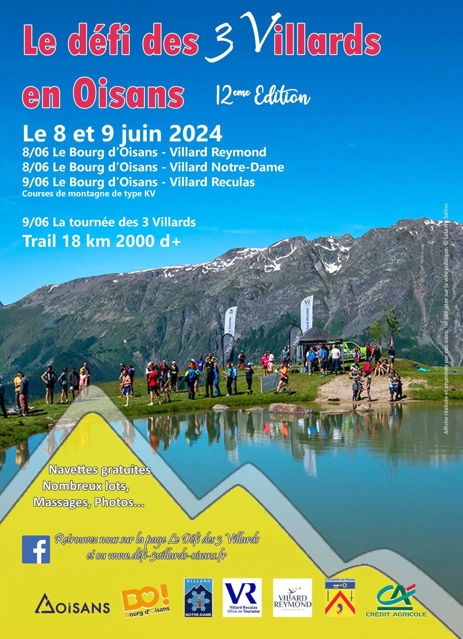 Defi des 3 villards en Oisans 2024 Inscription Résultats