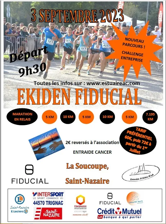 Ekiden fiducial de Saint Nazaire 2024 Inscription Résultats