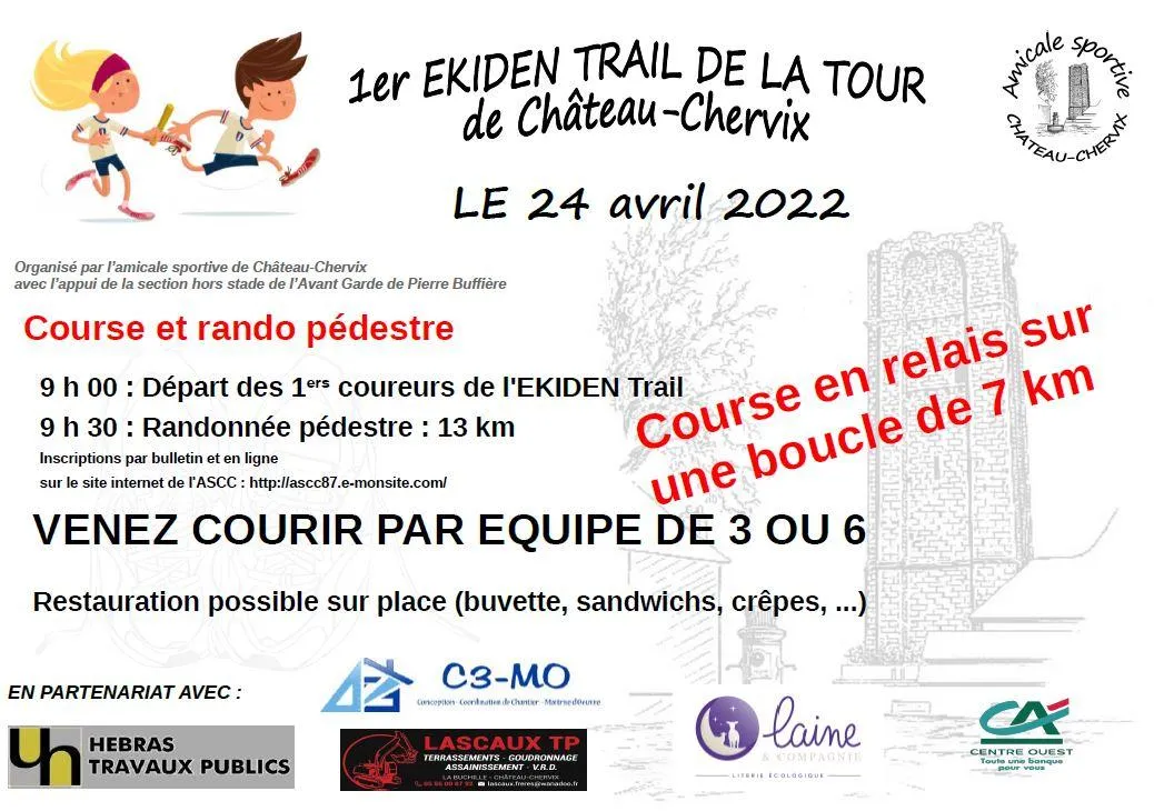 affiche de la course