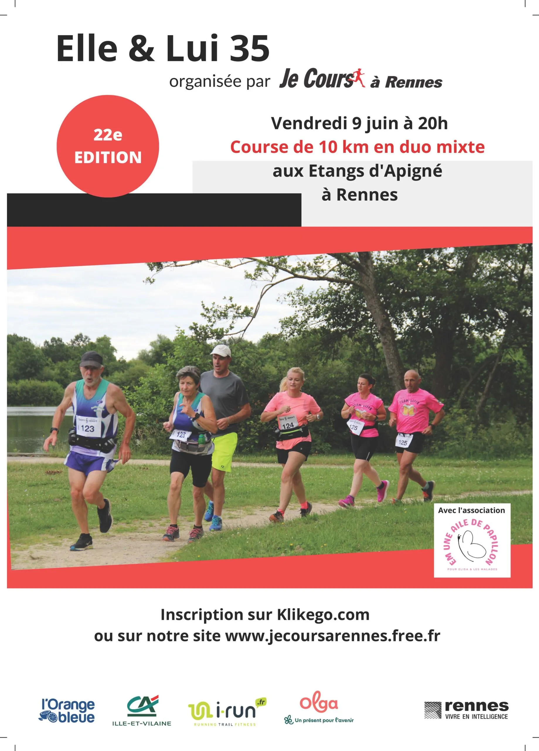 affiche de la course