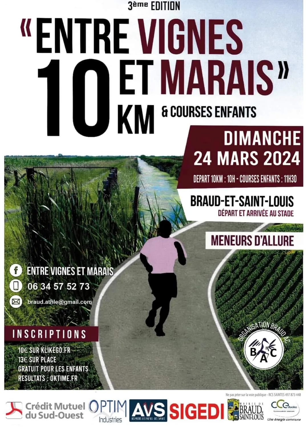 Entre Vignes et Marais 2024 Inscription Résultats