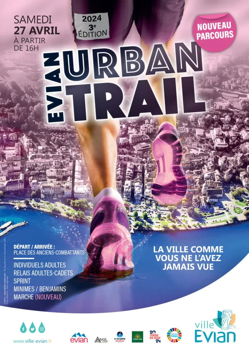 Evian urban trail 2025 Inscription Résultats