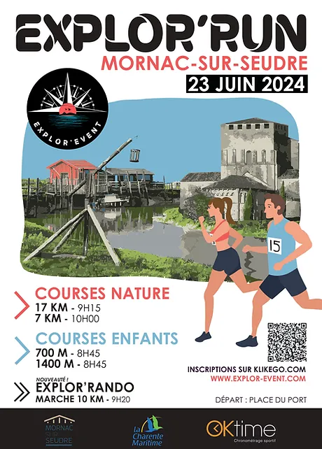 Explo’Run Mornac sur Seudre 2024 Inscription Résultats