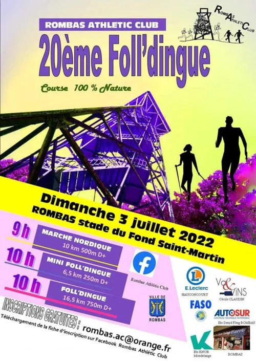 affiche de la course