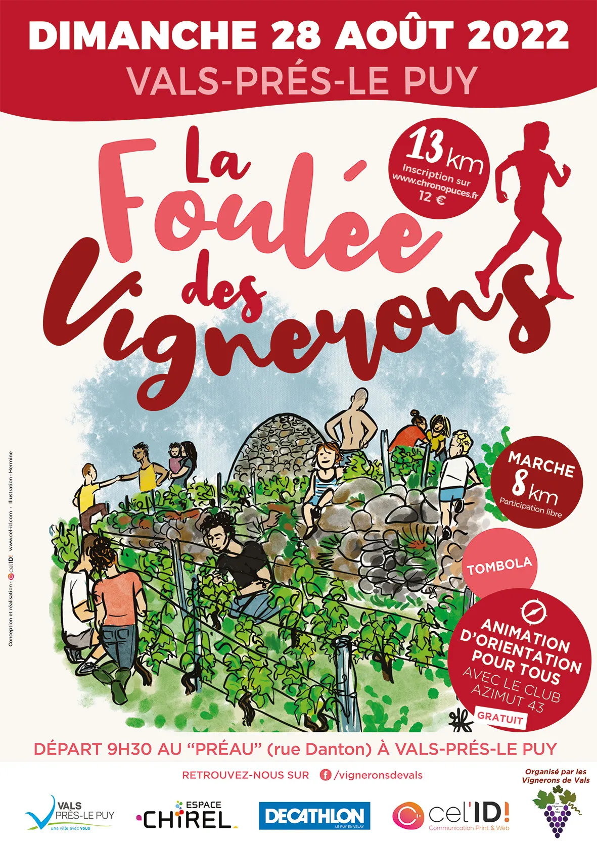 Foulée des Vignerons – Vals Pres le Puy 2024 Inscription Résultats