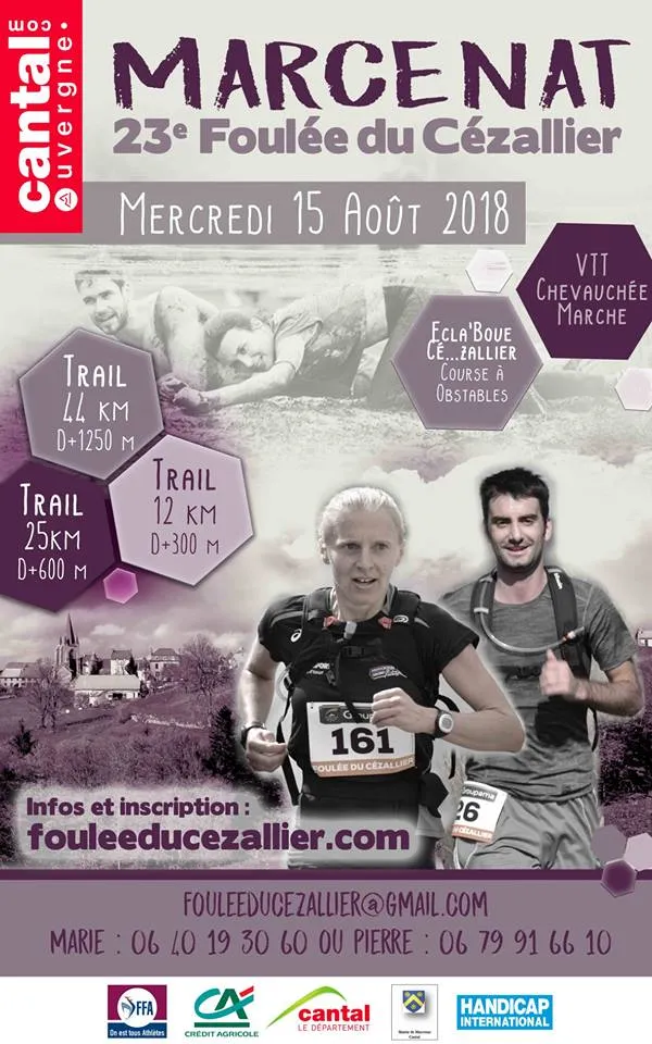 affiche de la course