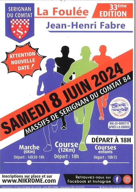 affiche de la course