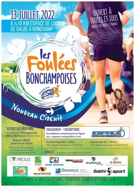 affiche de la course