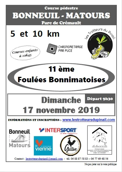 affiche de la course