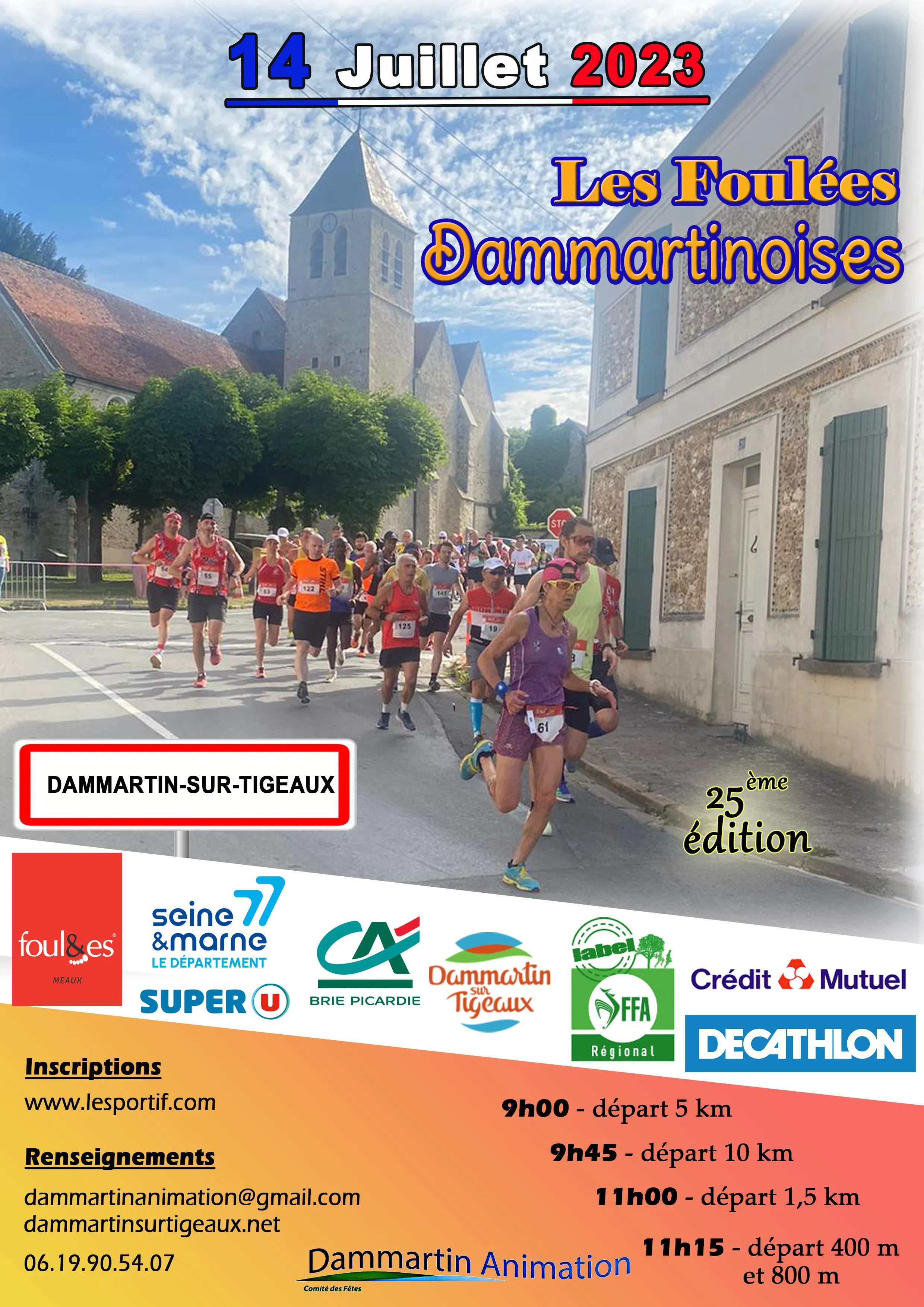 affiche de la course