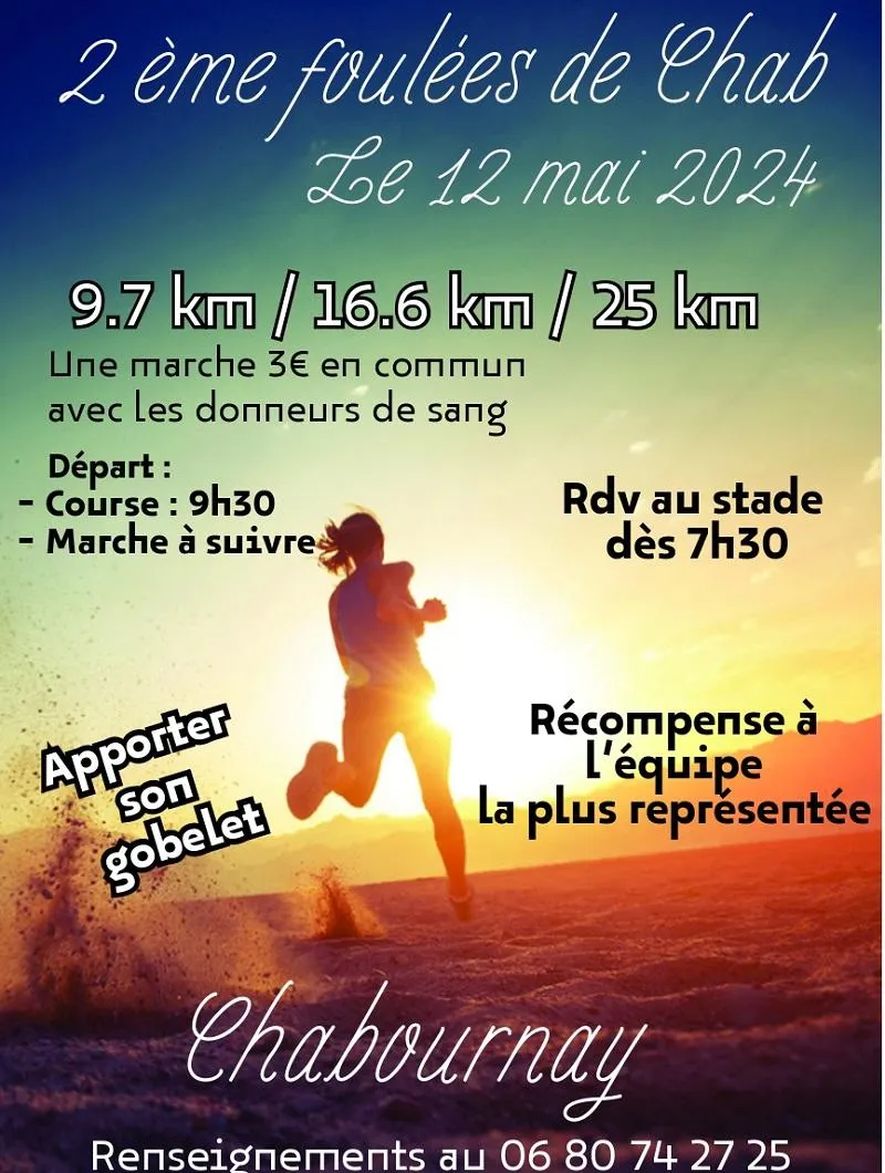 affiche de la course