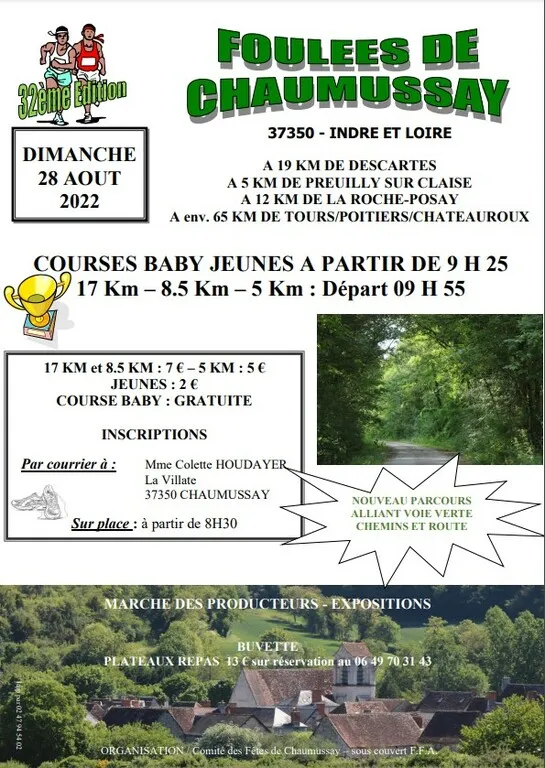 affiche de la course