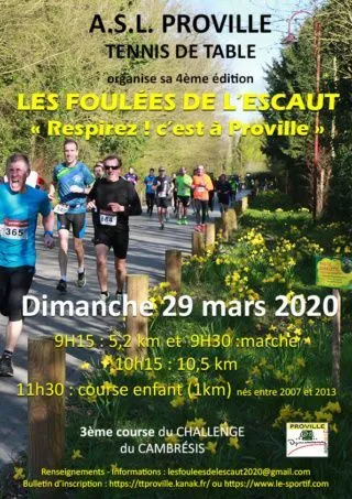 Foulées de l’Escaut 2024 Inscription Résultats