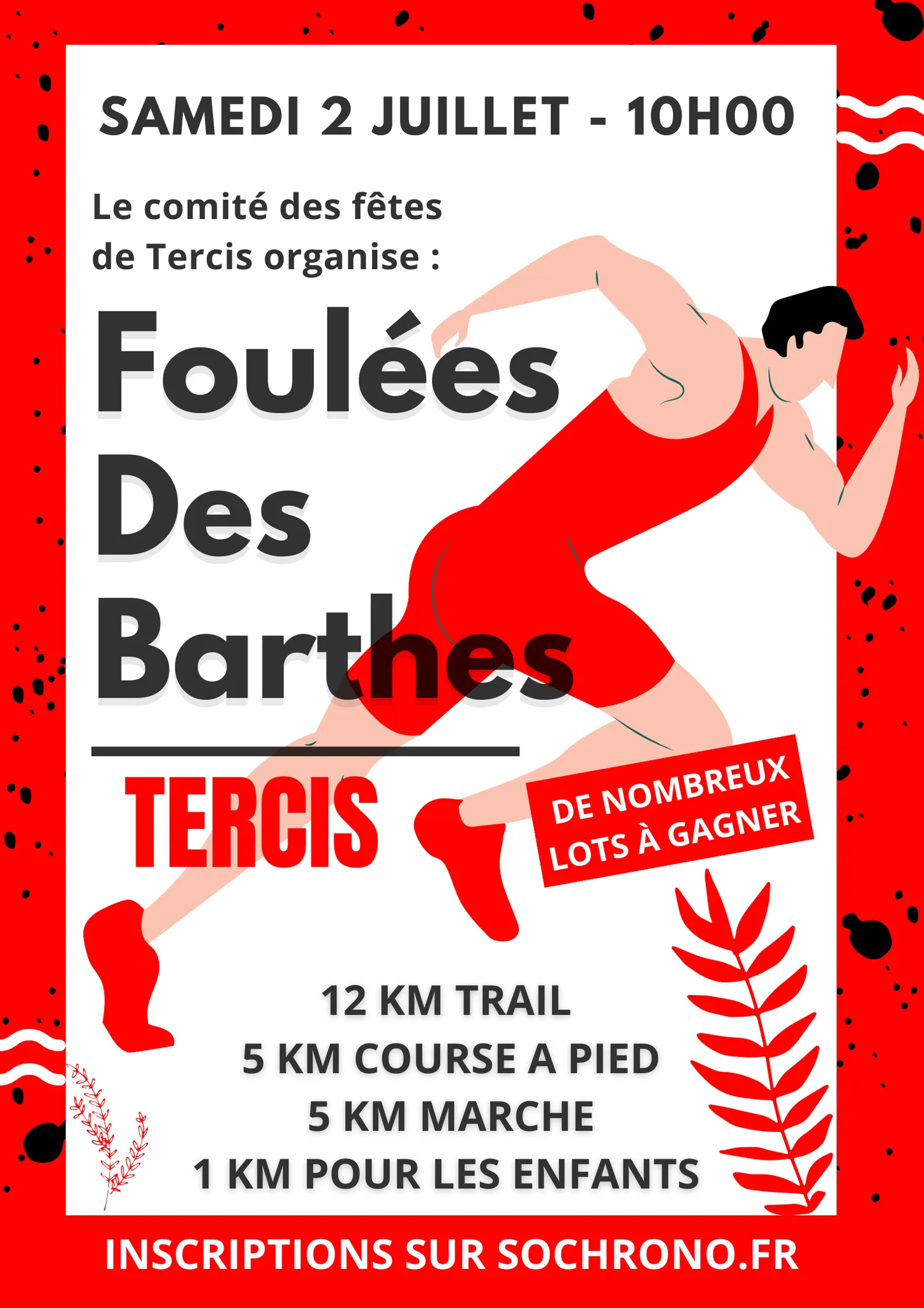 affiche de la course