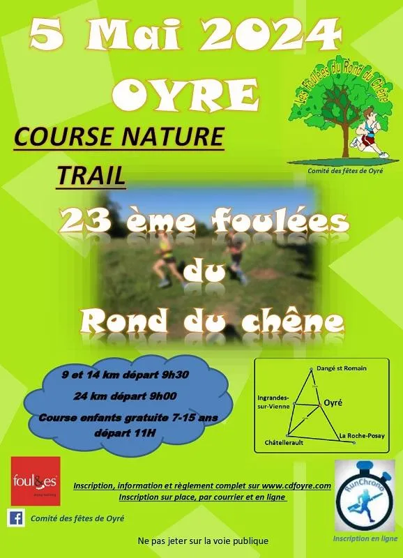 affiche de la course