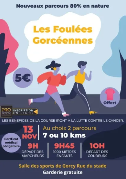 affiche de la course