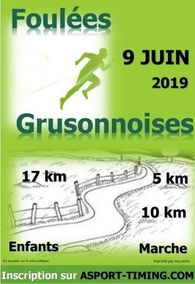 affiche de la course