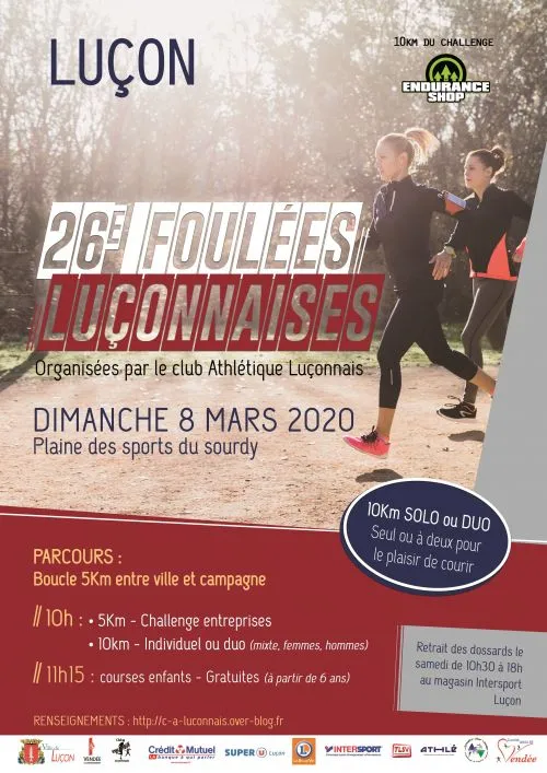 Foulées Luçonnaises 2024 Inscription Résultats