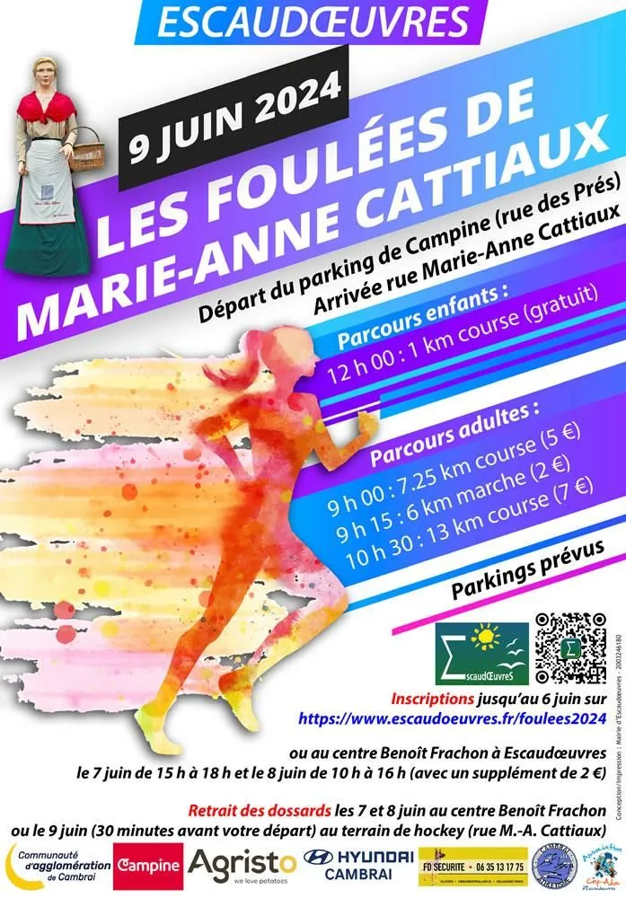 Foulées Marie-Anne Cattiaux 2024 Inscription Résultats