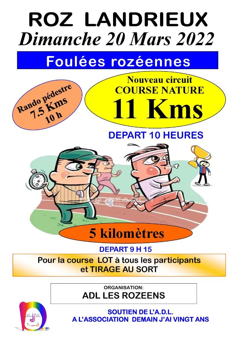 affiche de la course