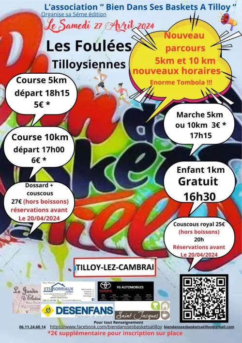 affiche de la course