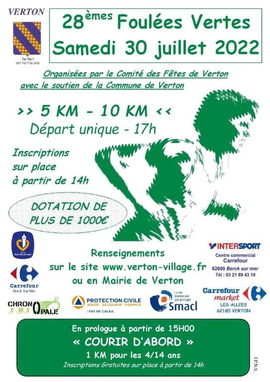 affiche de la course