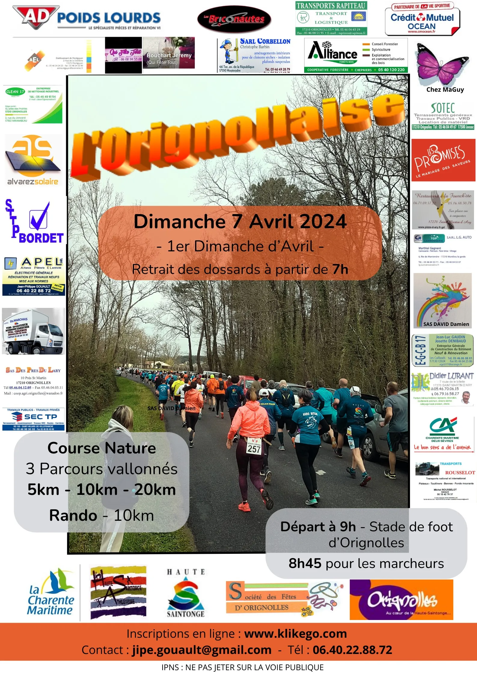 L’Orignollaise 2024 Inscription Résultats